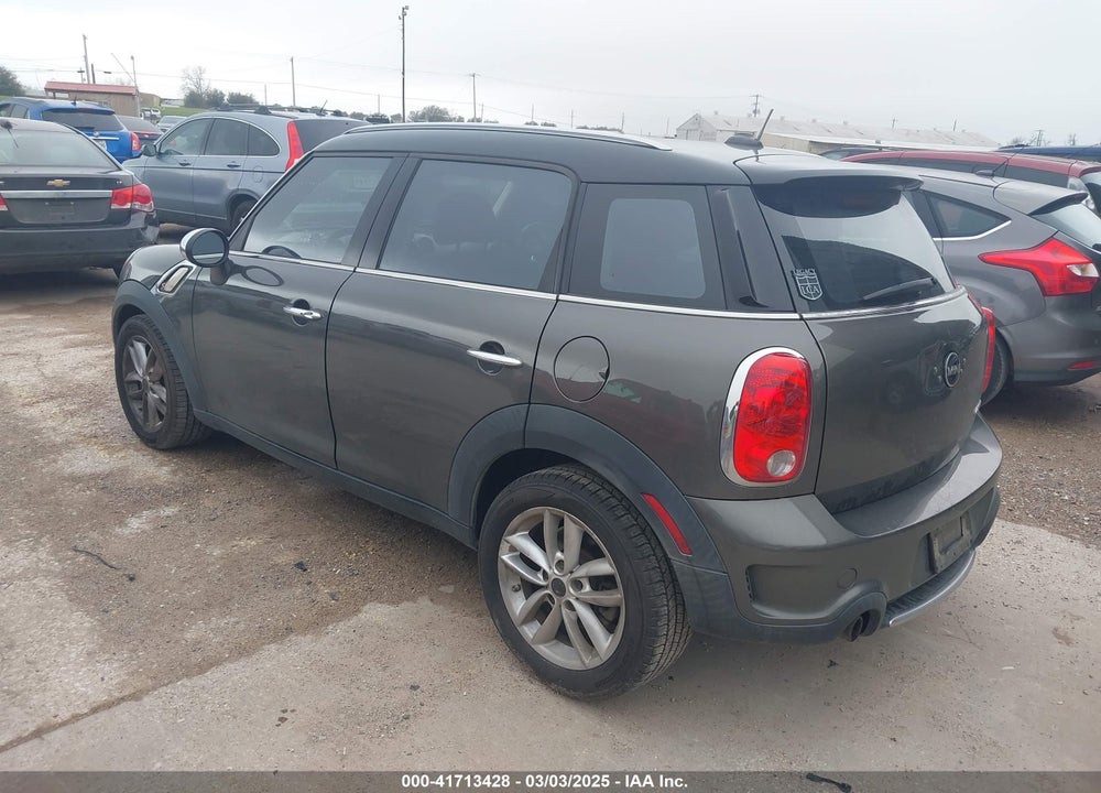 2012 MINI COOPER S COUNTRYMAN VIN: WMWZC3C57CWM26211