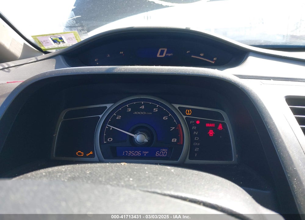 2009 HONDA CIVIC VIN: 2HGFA16919H504683