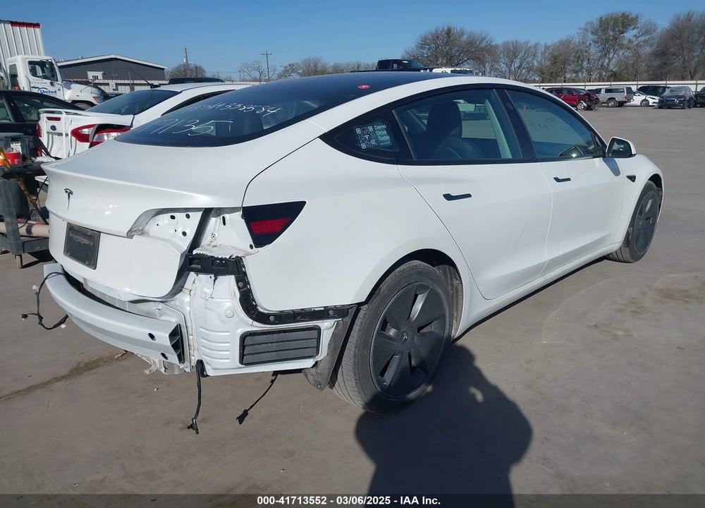 2022 TESLA MODEL 3 VIN: 5YJ3E1EAXNF338584