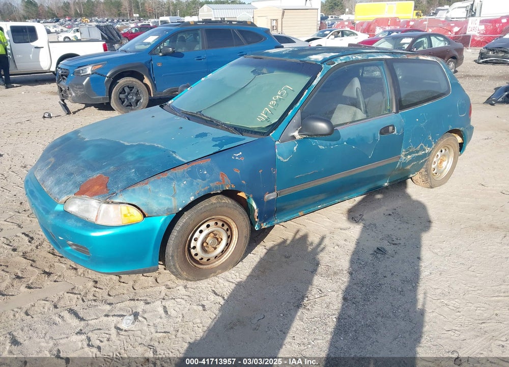 1992 HONDA CIVIC DX VIN: 2HGEH2355NH561638