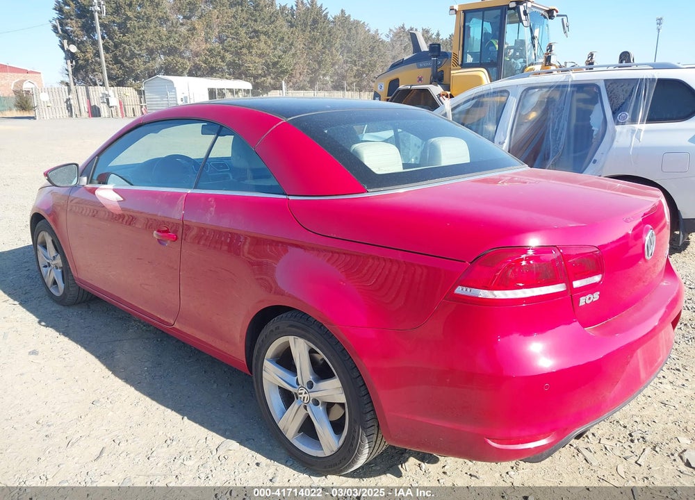 2012 VOLKSWAGEN EOS LUX VIN: WVWFW7AH6CV021562