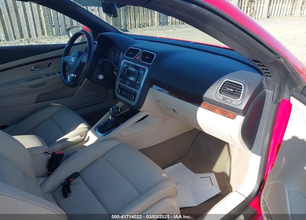 2012 VOLKSWAGEN EOS LUX VIN: WVWFW7AH6CV021562