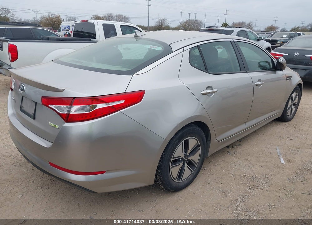 2012 KIA OPTIMA HYBRID VIN: KNAGM4AD2C5009878