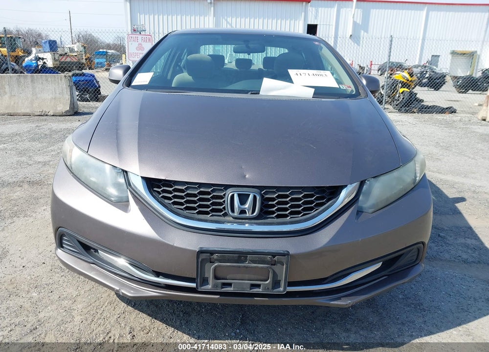 2013 HONDA CIVIC LX VIN: 19XFB2F50DE295312