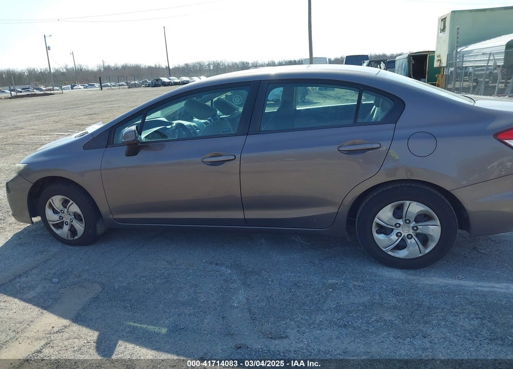 2013 HONDA CIVIC LX VIN: 19XFB2F50DE295312