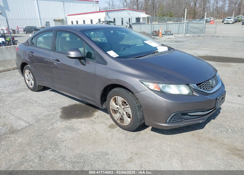 2013 HONDA CIVIC LX VIN: 19XFB2F50DE295312