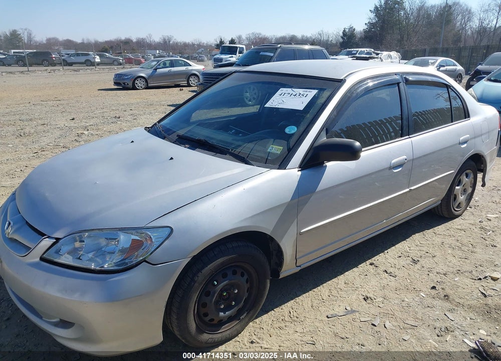 2005 HONDA CIVIC LX VIN: 1HGES16555L027940