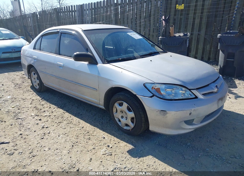 2005 HONDA CIVIC LX VIN: 1HGES16555L027940