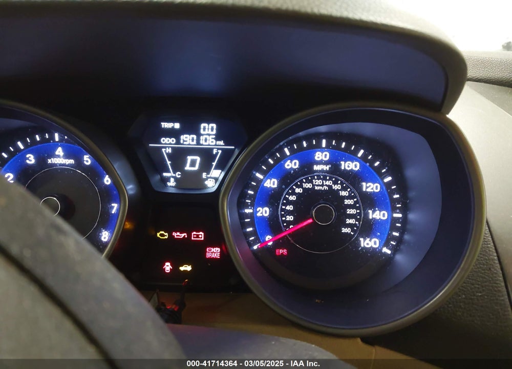 2013 HYUNDAI ELANTRA VIN: 5NPDH4AE8DH380869