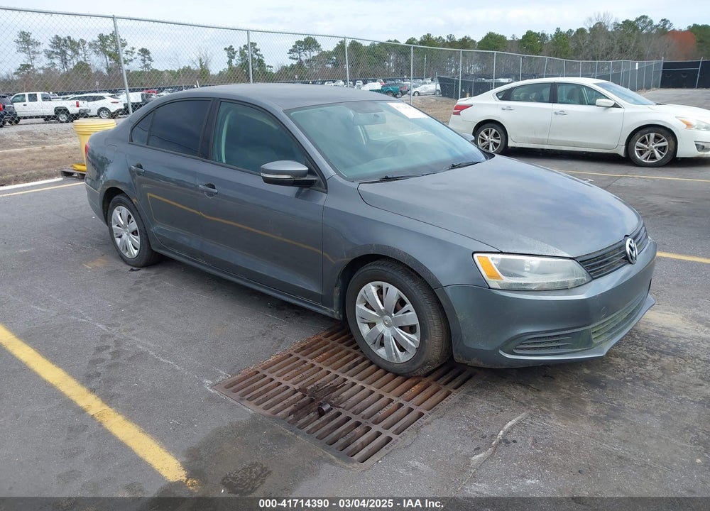 2012 VOLKSWAGEN JETTA 2.5L SE VIN: 3VWDP7AJ0CM311651