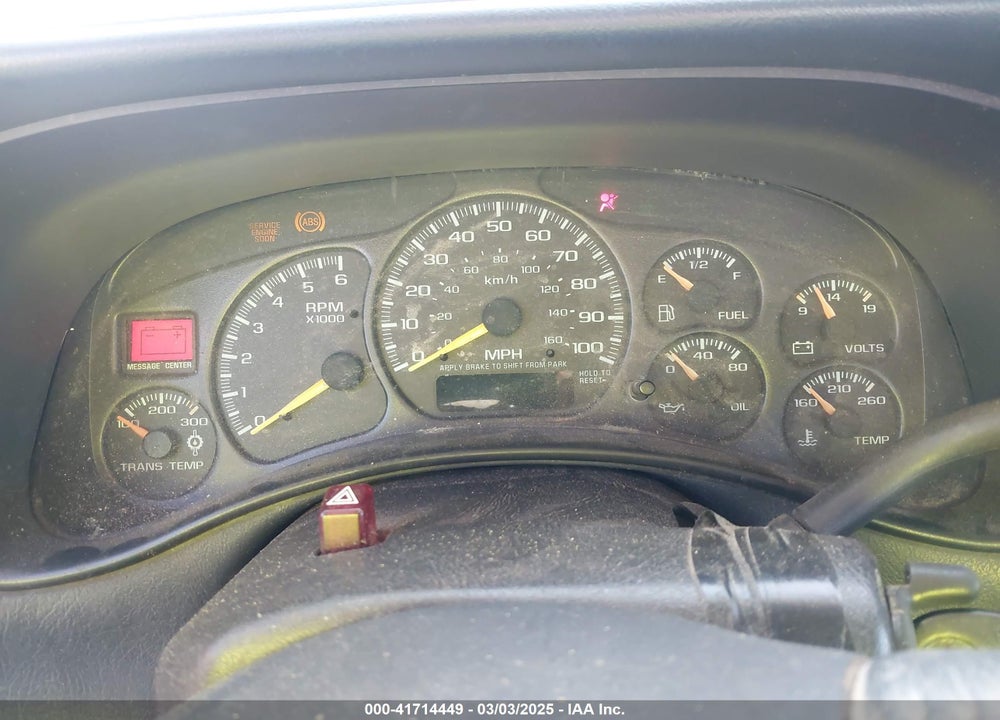 2000 CHEVROLET SILVERADO 2500 VIN: 1GCGK29U5YE380137