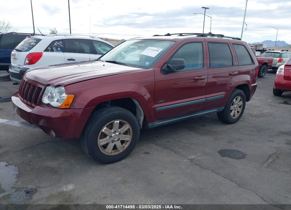 2008 JEEP GRAND CHEROKEE LAREDO VIN: 1J8GS48KX8C153221