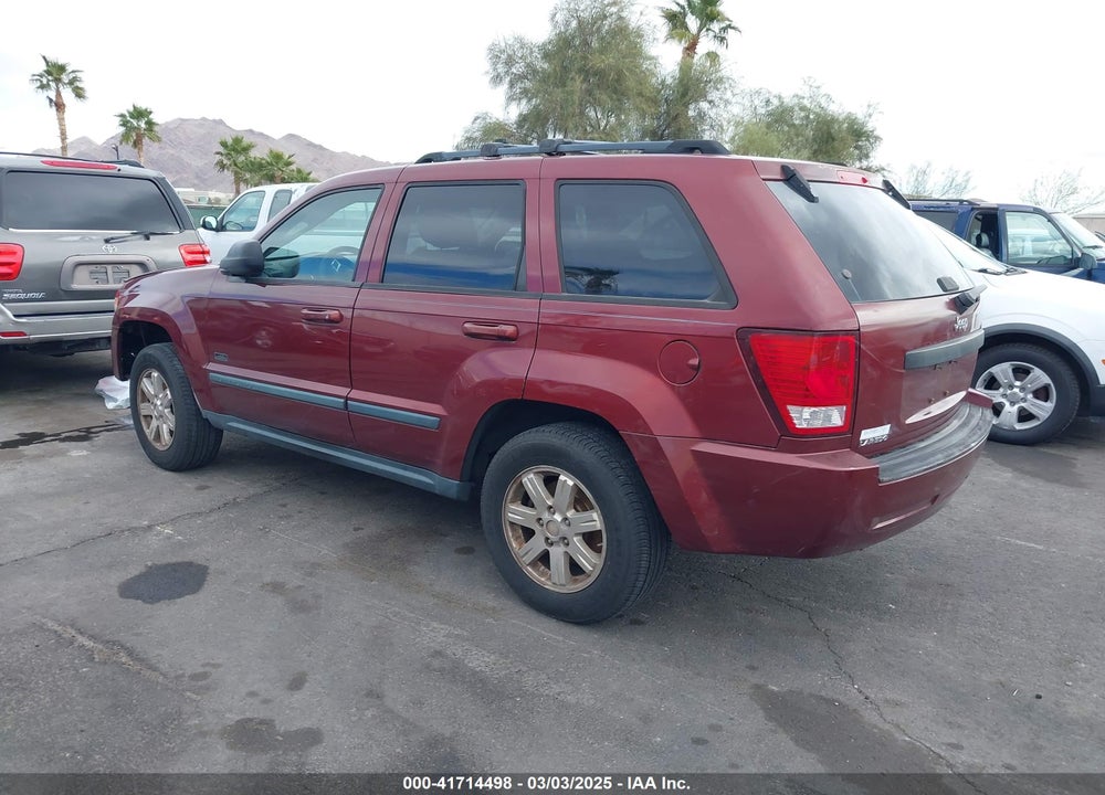 2008 JEEP GRAND CHEROKEE LAREDO VIN: 1J8GS48KX8C153221