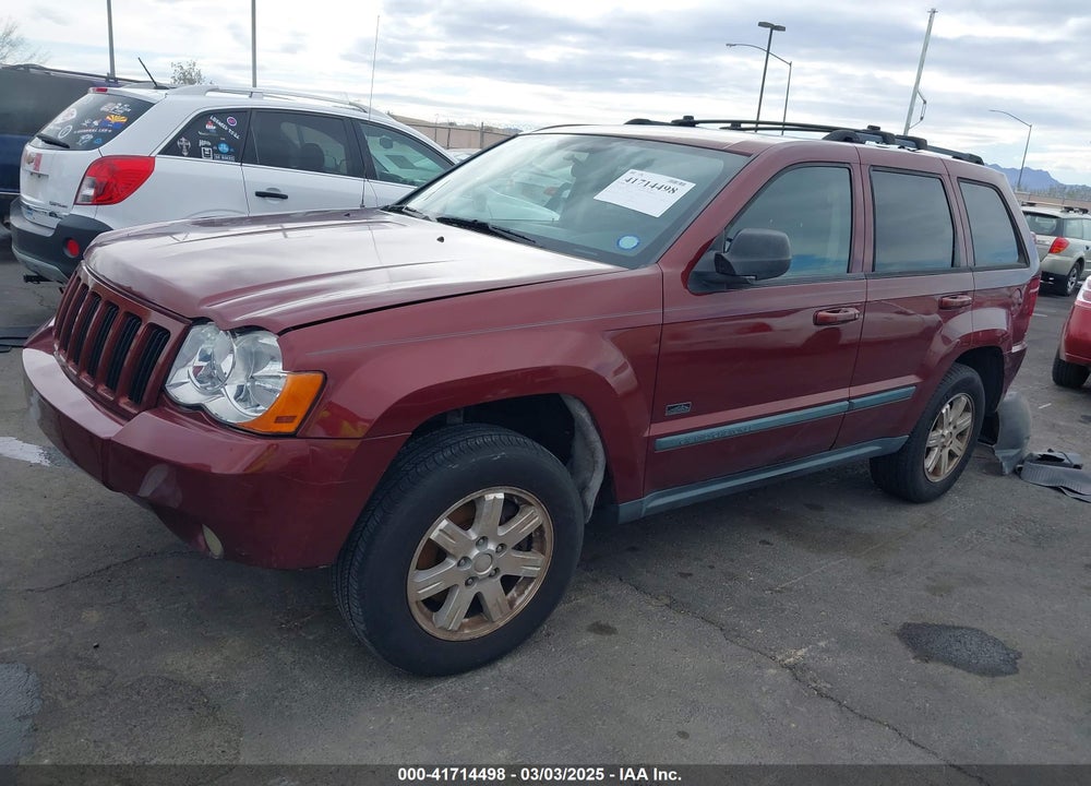 2008 JEEP GRAND CHEROKEE LAREDO VIN: 1J8GS48KX8C153221