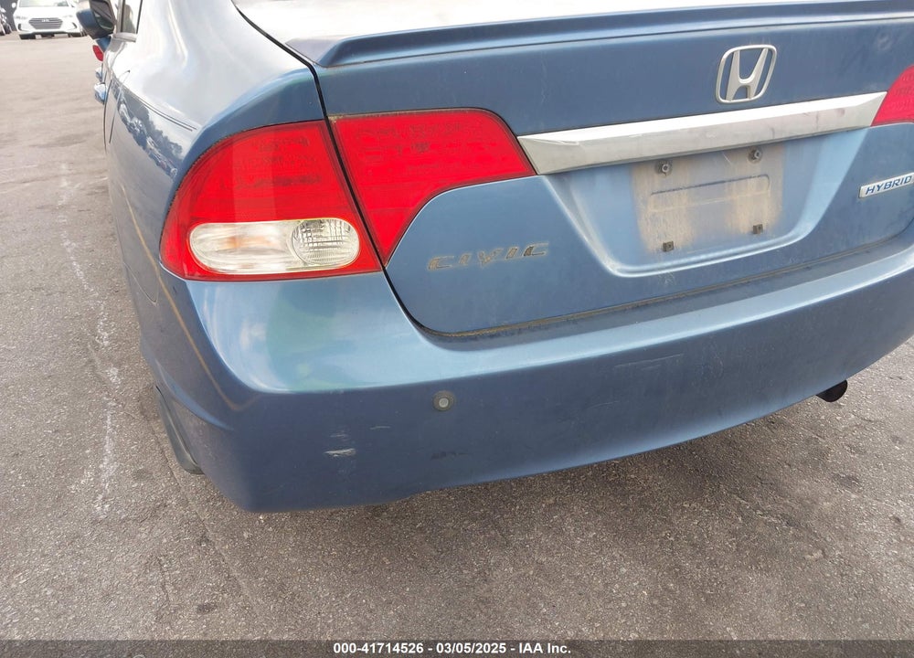 2009 HONDA CIVIC HYBRID VIN: JHMFA36299S006123