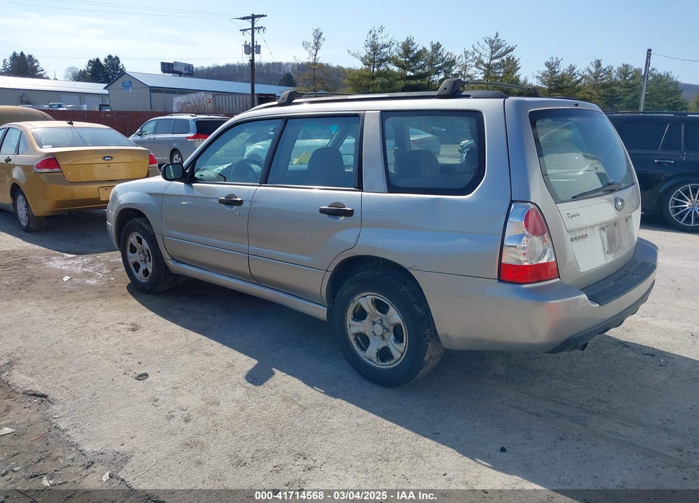 2007 SUBARU FORESTER 2.5X VIN: JF1SG63697H739859