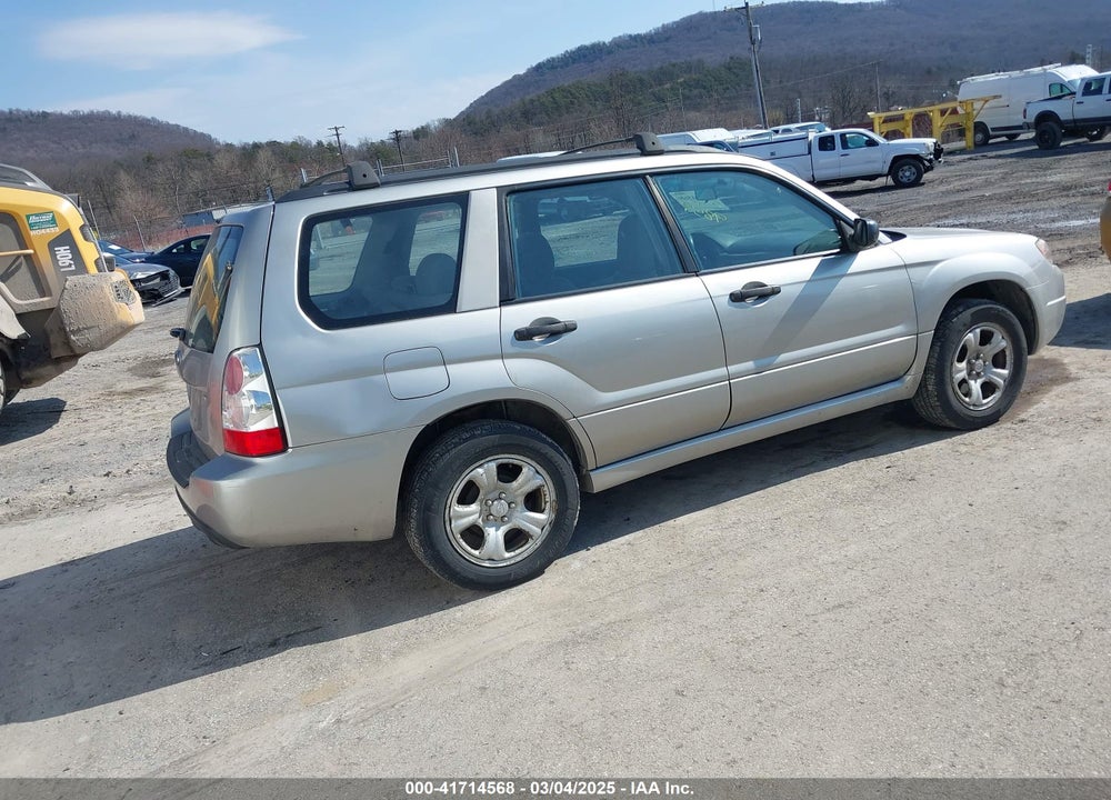 2007 SUBARU FORESTER 2.5X VIN: JF1SG63697H739859