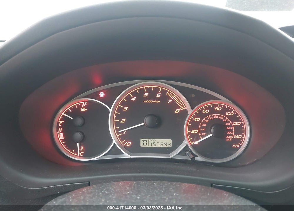 2009 SUBARU IMPREZA VIN: JF1GH74699H809340