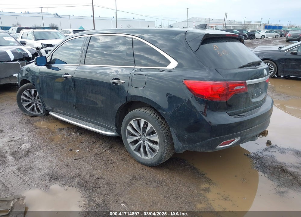 2015 ACURA MDX TECHNOLOGY PACKAGE VIN: 5FRYD4H49FB501483