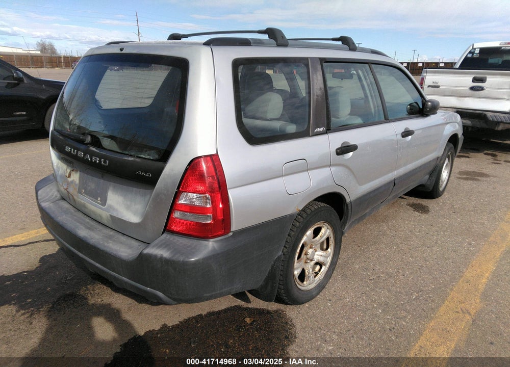 2004 SUBARU FORESTER 2.5X VIN: JF1SG63674H760351