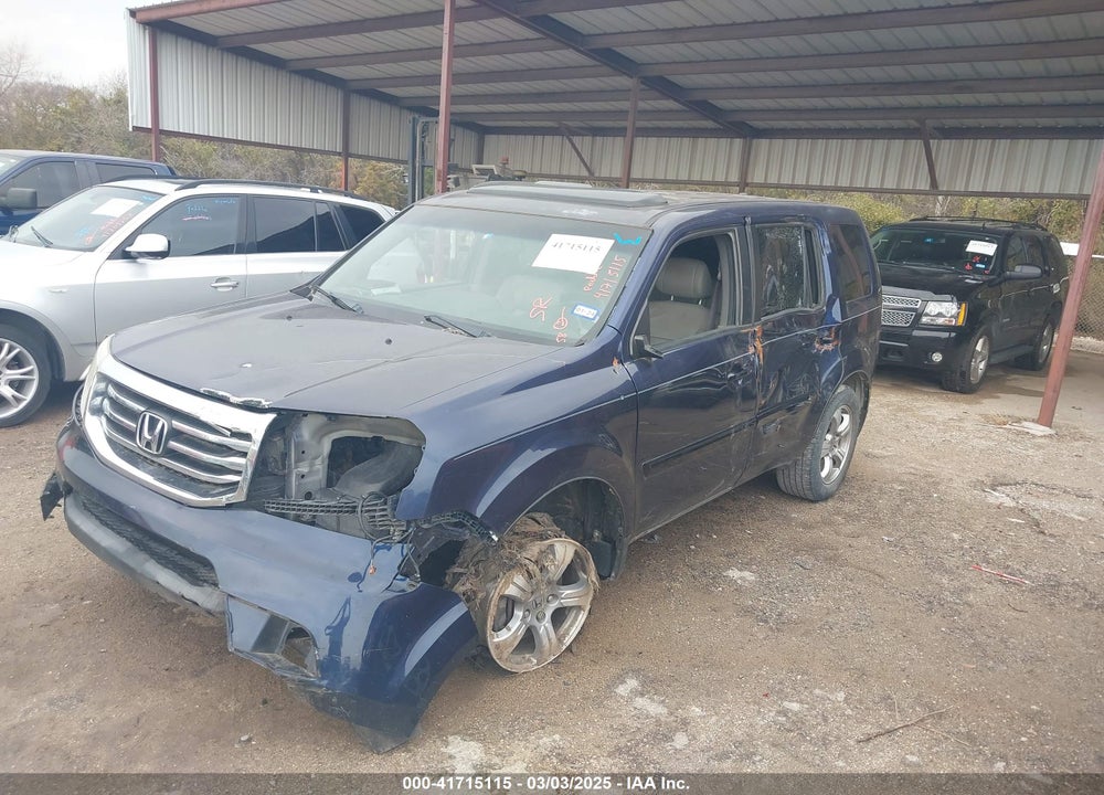 2013 HONDA PILOT VIN: 5FNYF3H51DB016542