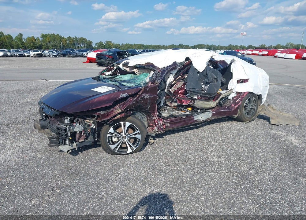 2022 NISSAN SENTRA VIN: 3N1AB8CVXNY263603