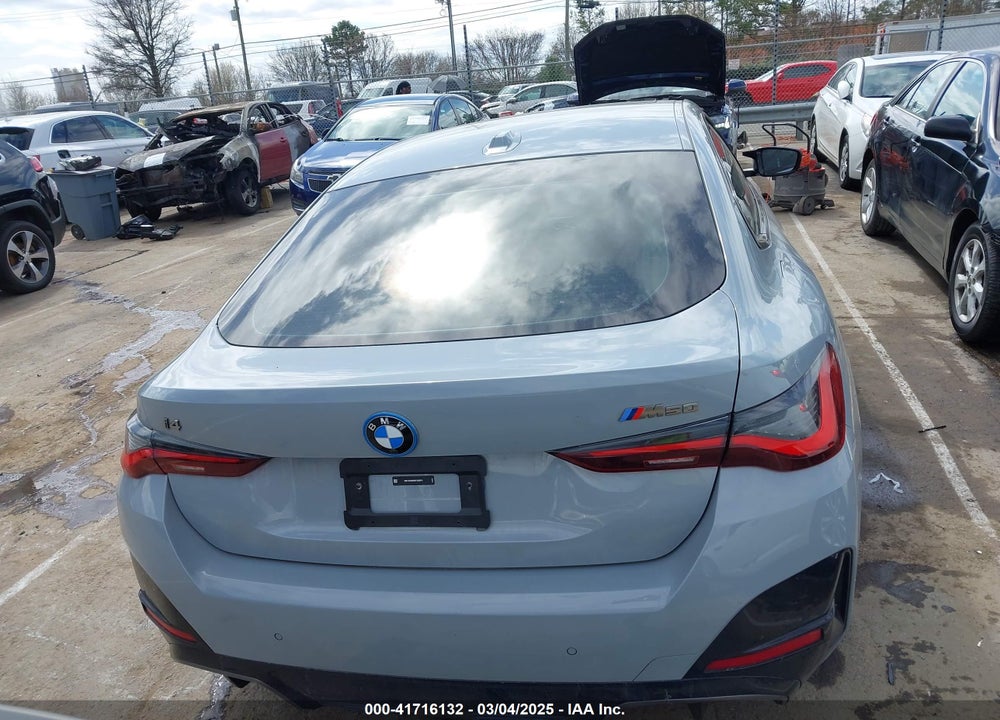 2024 BMW I4 M50 VIN: WBY33AW0XRFS38674