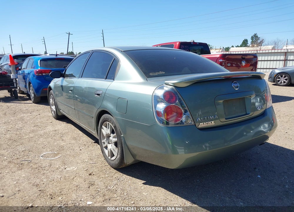 2005 NISSAN ALTIMA 2.5 S VIN: 1N4AL11D25N403030