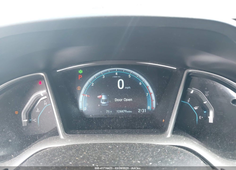 2016 HONDA CIVIC VIN: 19XFC1F73GE216454
