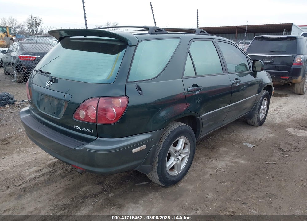 2000 LEXUS RX 300 VIN: JT6HF10U9Y0111367