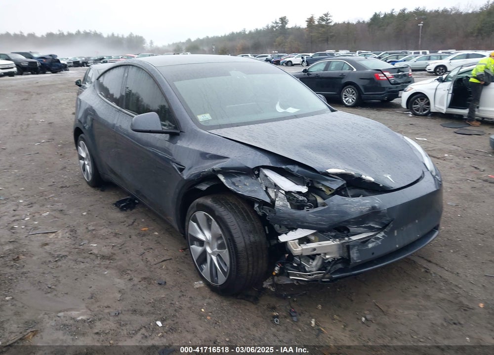 2022 TESLA MODEL Y LONG RANGE DUAL MOTOR ALL-WHEEL DRIVE VIN: 7SAYGDEE1NA021734