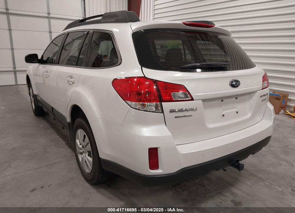 2011 SUBARU OUTBACK 2.5I VIN: 4S4BRBAC6B3355612