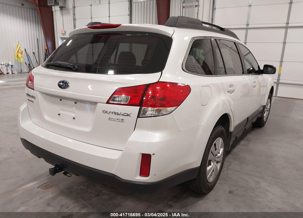2011 SUBARU OUTBACK 2.5I VIN: 4S4BRBAC6B3355612
