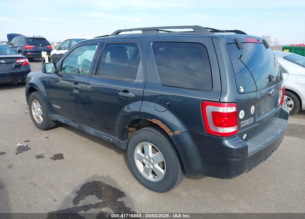 2008 FORD ESCAPE XLT VIN: 1FMCU03Z78KE01472