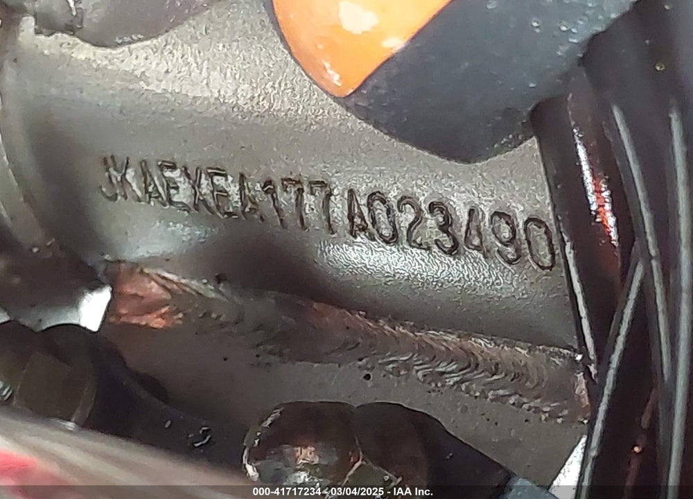 2007 KAWASAKI EX650 A VIN: JKAEXEA177A023490