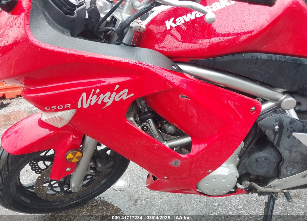 2007 KAWASAKI EX650 A VIN: JKAEXEA177A023490