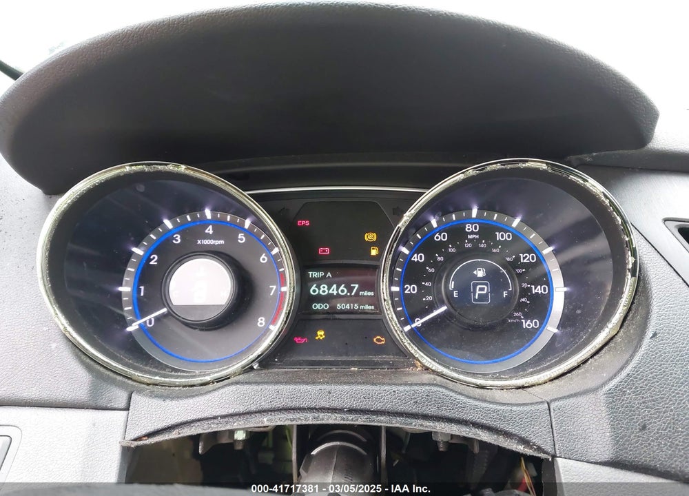 2013 HYUNDAI SONATA VIN: 5NPEB4ACXDH705672