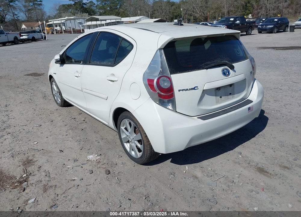 2012 TOYOTA PRIUS C FOUR VIN: JTDKDTB33C1007030