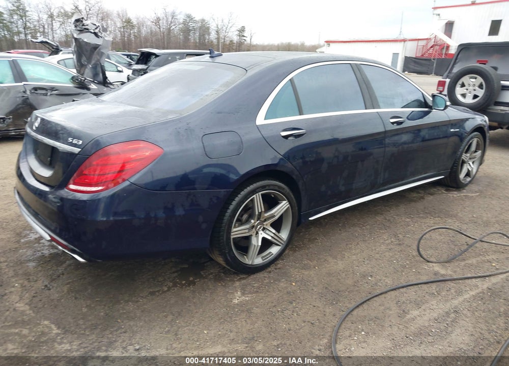 2017 MERCEDES-BENZ AMG S 63 4MATIC VIN: WDDUG7JB2HA313214