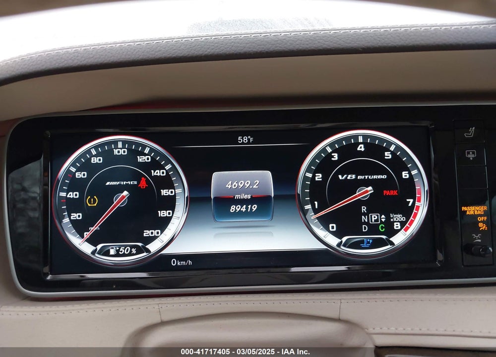 2017 MERCEDES-BENZ AMG S 63 4MATIC VIN: WDDUG7JB2HA313214