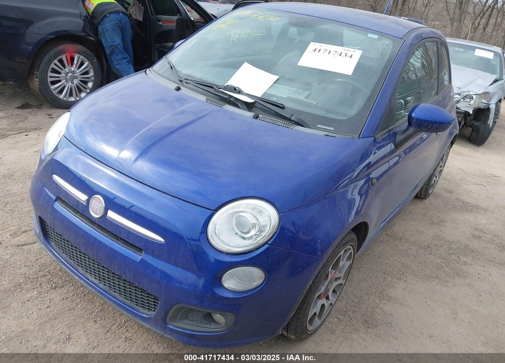 2012 FIAT 500 VIN: 3C3CFFBR2CT380786