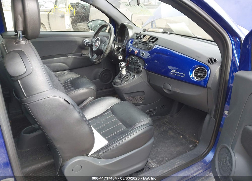 2012 FIAT 500 VIN: 3C3CFFBR2CT380786