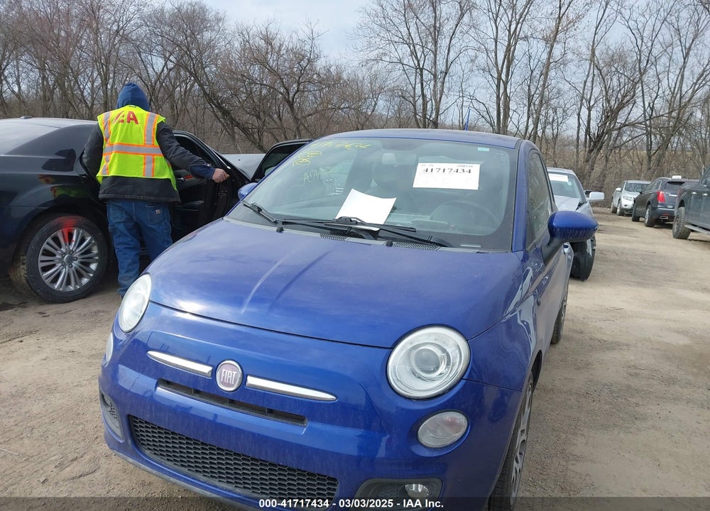 2012 FIAT 500 VIN: 3C3CFFBR2CT380786