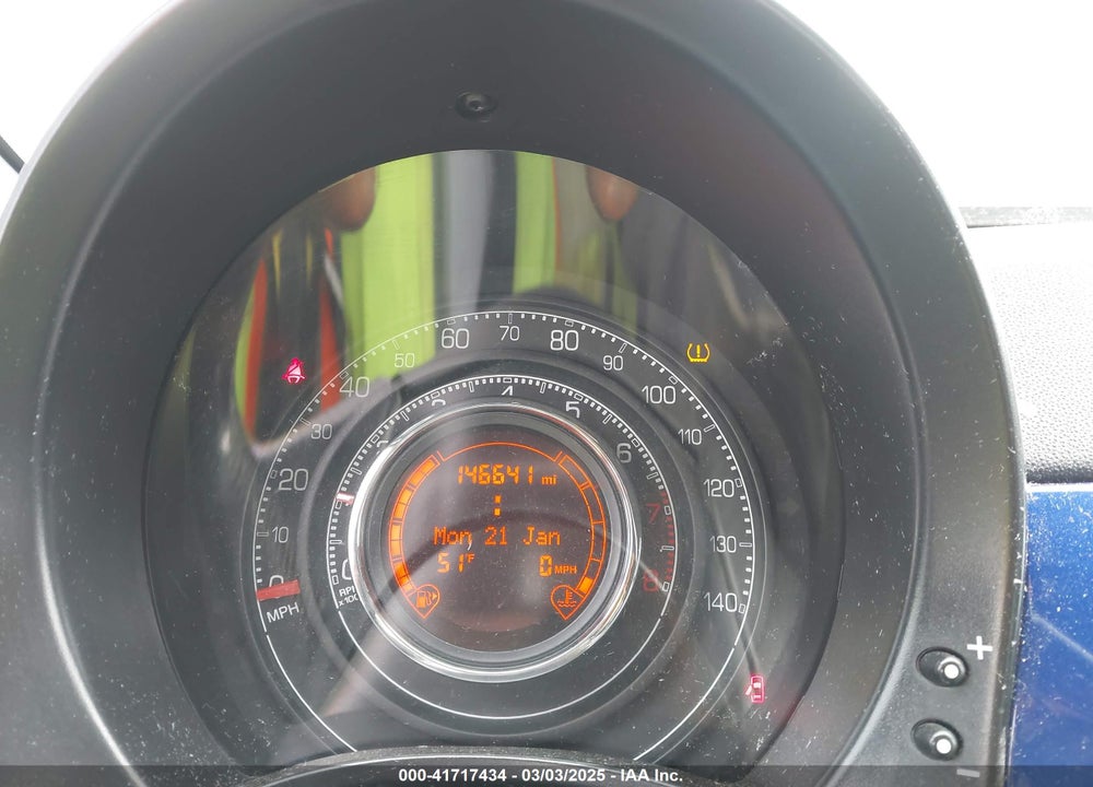 2012 FIAT 500 VIN: 3C3CFFBR2CT380786