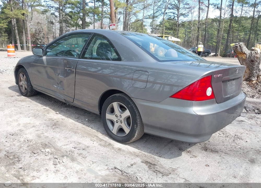 2004 HONDA CIVIC EX VIN: 1HGEM22984L053729