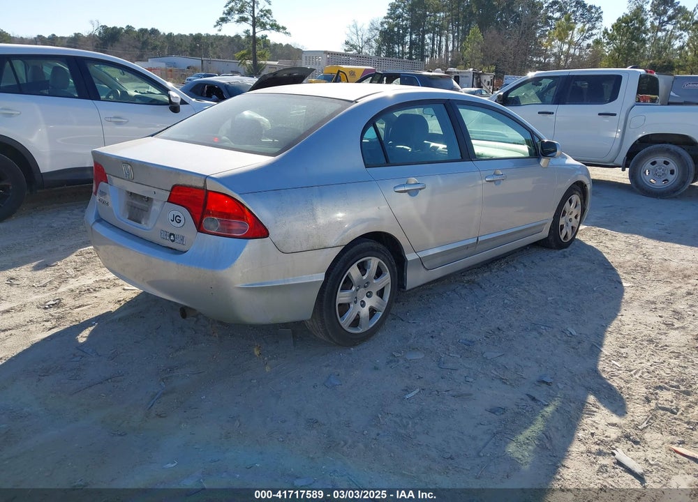 2006 HONDA CIVIC LX VIN: 1HGFA165X6L130912