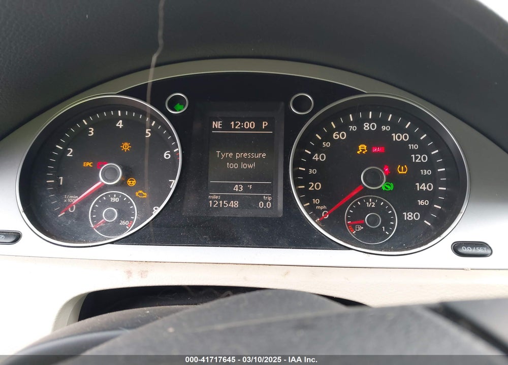 2010 VOLKSWAGEN CC VIN: WVWML7AN0AE503334