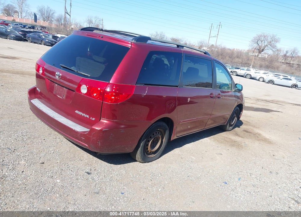 2006 TOYOTA SIENNA LE VIN: 5TDZA23C66S502135