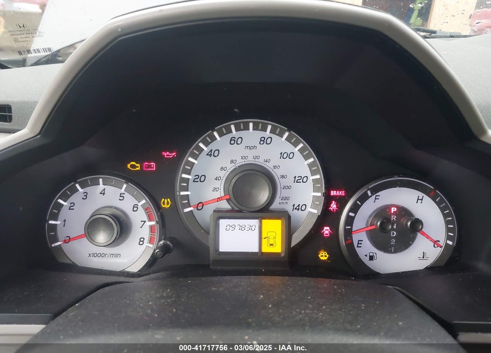 2013 HONDA PILOT LX VIN: 5FNYF4H29DB069663