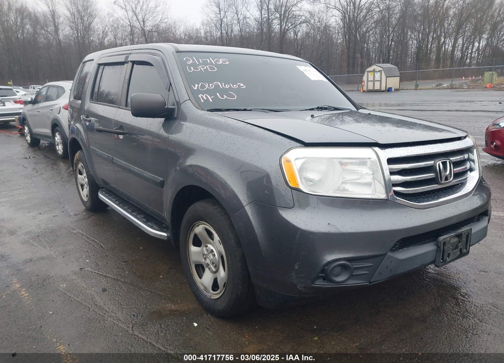 2013 HONDA PILOT LX VIN: 5FNYF4H29DB069663